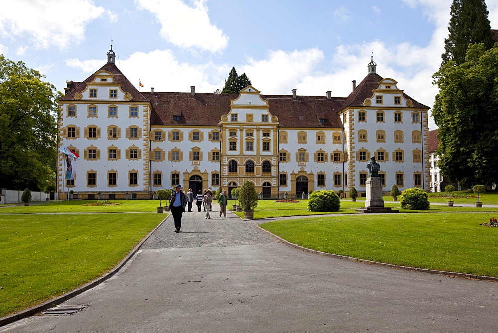 The Reichsabtei Salem abbey, monastery of the Cistercian order, southwest German Rococo, seat of the Internat Schloss Salem residential school, Linzgau, Baden-Wuerttemberg, Germany, Europe