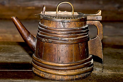 Old wooden jug