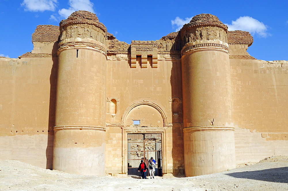 Eastern desert castle of the Umayyaden Qasr al-Hair ash-Sharqi, Syria, Asia