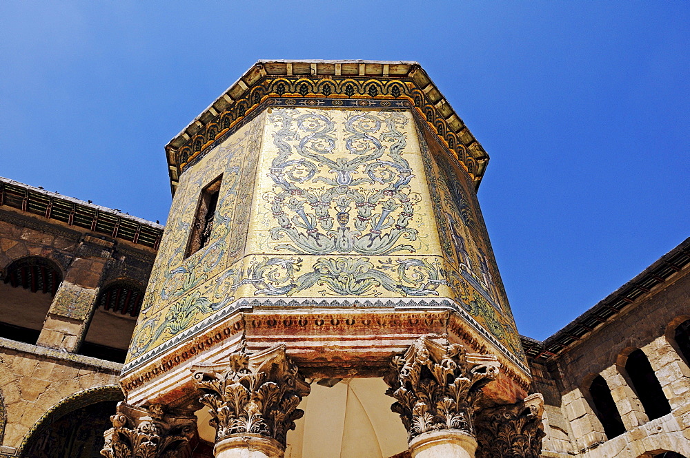 Treasure house of the Ottomans in the courtyard of the Umayyad-Mosque in Damascus, Syria, Middle East, Asia