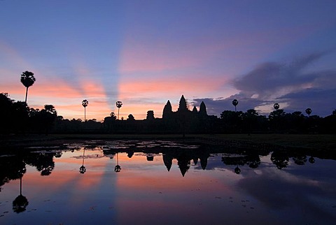 Dawn at Angkor Vat, Angkor, Seam Reap, Cambodia