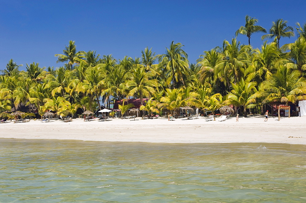 Palm beach, Ngapali Beach, Thandwe, Rakhine Coast, Bay of Bengal, Burma, Myanmar, Asia