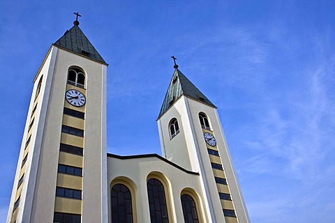 Church in the sanctuary Medjugorje, Bosnia and Herzegovina, Europe