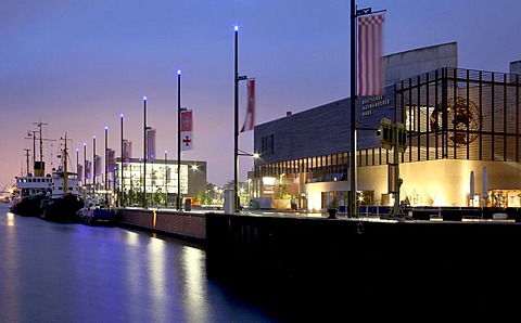 Deutsches Auswandererhaus, German Emigration Center, Alter Hafen harbour, Bremerhaven, Bremen, Germany, Europe