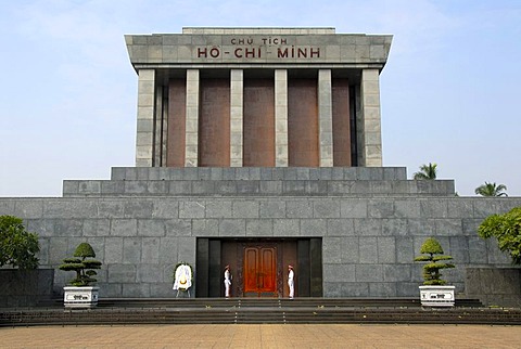 Ho Chi Minh Mausoleum, front view, Hanoi, Vietnam, Southeast Asia, Asia