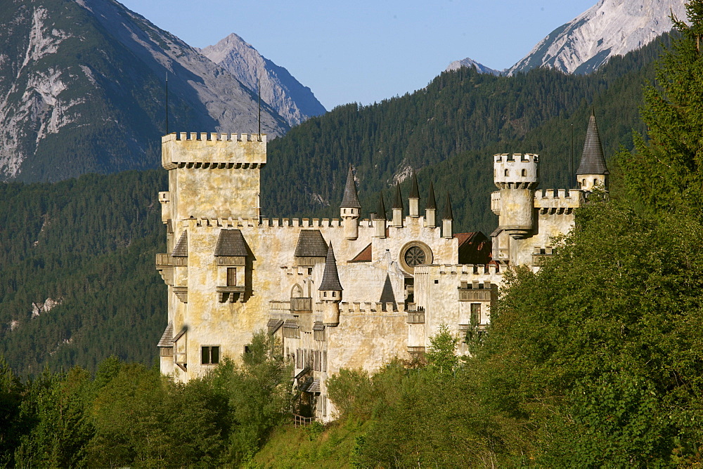 Play Castle in Seefeld, Tyrol, Austria, Europe