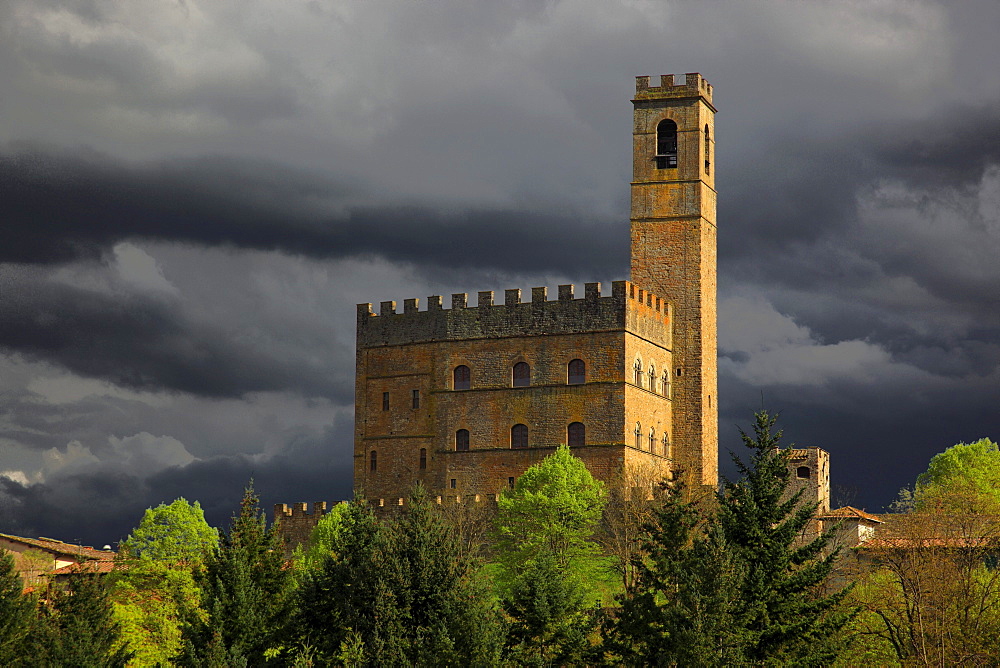 Guido Conti Castello castle in Poppi, Tuscany, Italy, Europe