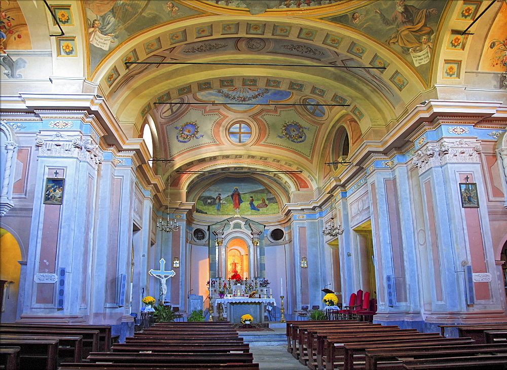 Santuario di Valmala, Madonna della Misericordia, Cuneo Province, Piedmont, Italy, Europe