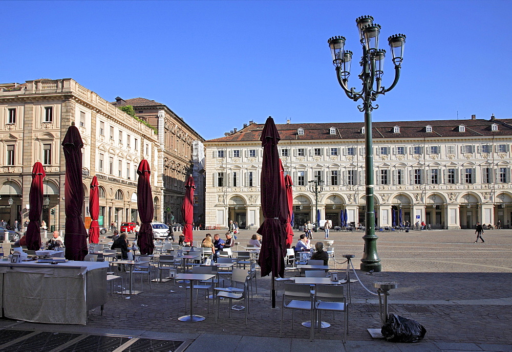 Piazza San Carlo, Turin, Torino, Piedmont, Italy, Europe