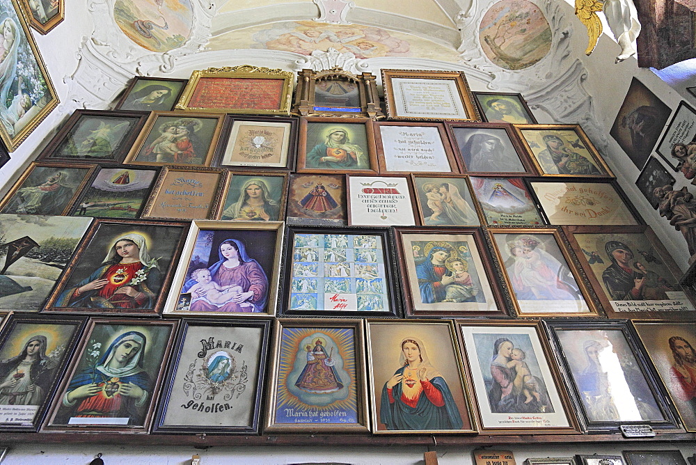 Votive chapel, Marienweiher monastery, pilgrimage church, district of Kulmbach, Upper Franconia, Bavaria, Germany, Europe