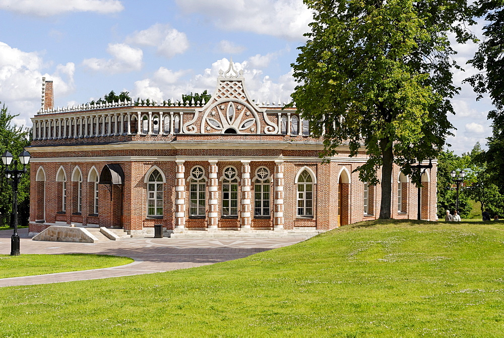 The Second Cavalier Building, or The Octagon, by Vasili Bazhenov, 1784-85, Tsaritsino, Moscow, Russia