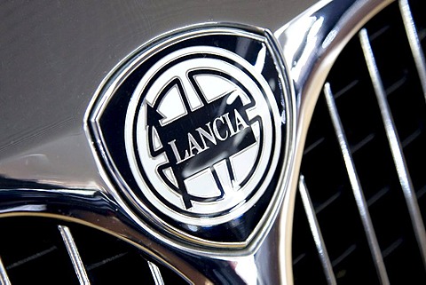 Lancia emblem on a car