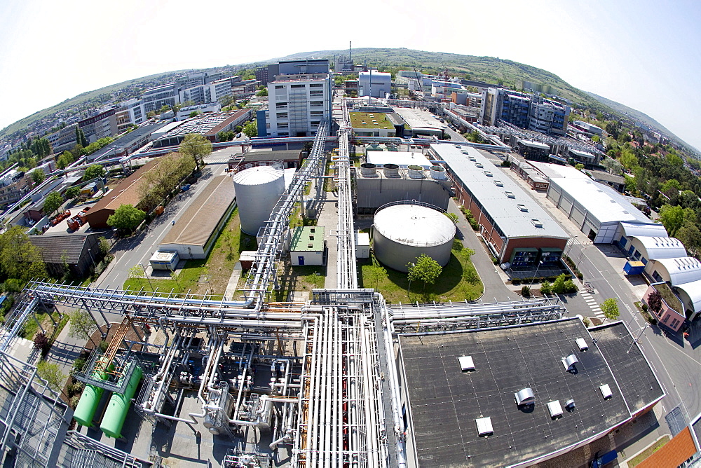 Premises of the pharmaceutical company Boehringer Ingelheim GmbH, Ingelheim, Rhineland-Palatinate, Germany, Europe