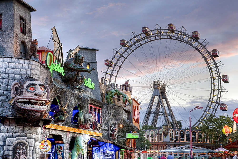 Amusement park, Prater, Vienna, Austria, Europe