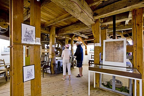 Local museum in a windmill, Amrum, North Frisia, Schleswig-Holstein, Germany