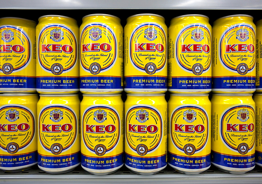 KEO beer, most important domestic beer in Cyprus