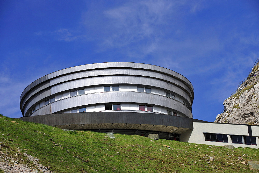 Hotel Bellevue on Mount Pilatus, popular tourist's destination, near Lucerne, Switzerland, Europe