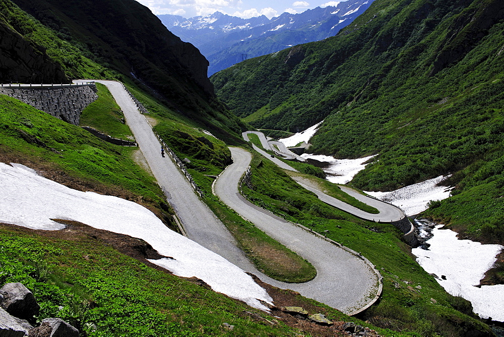 Tremola, the old Gotthardpass Road, Switzerland, Europe