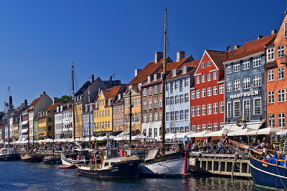 Nyhavn street, Copenhagen, Denmark, Scandinavia, Europe