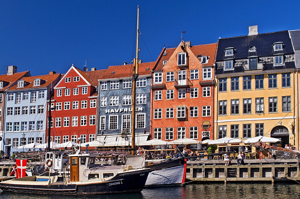 Nyhavn street, Copenhagen, Denmark, Scandinavia, Europe