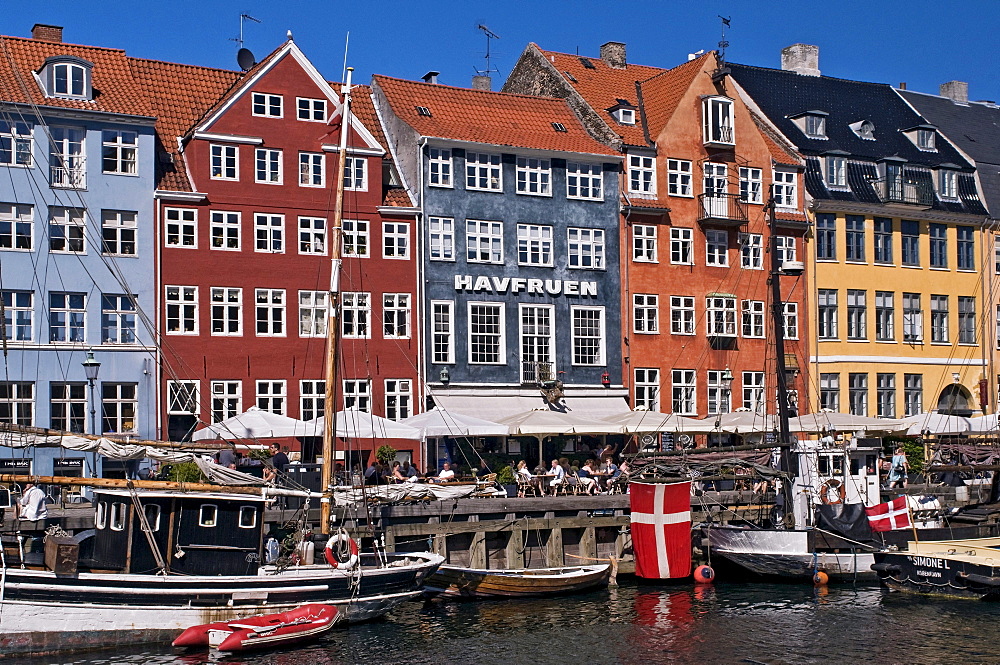 Nyhavn street, Copenhagen, Denmark, Scandinavia, Europe