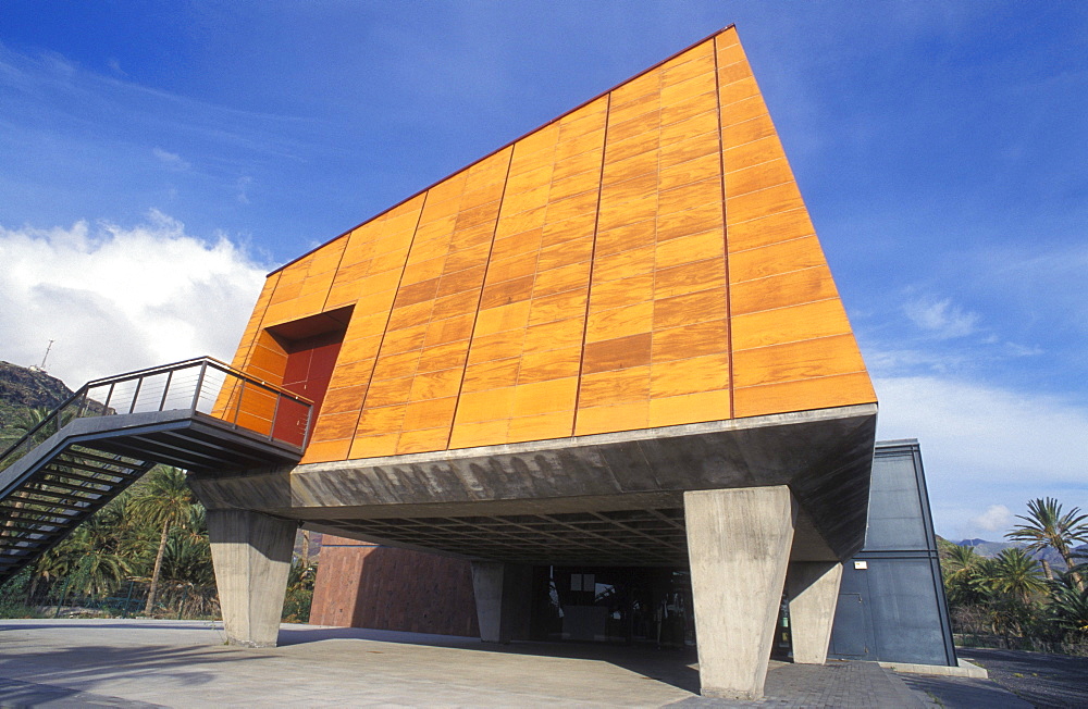 El Centro de Visitantes, Excmo Cabildo Insular, visitor center, modern architecture, San Sebastian, La Gomera, Canary Islands, Spain, Europe