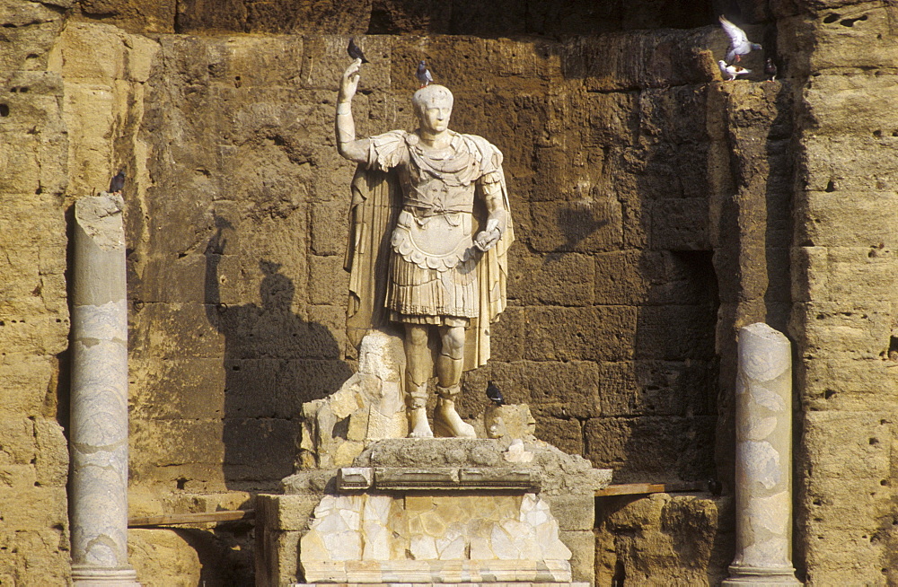 Emperor Augustus, amphitheater, Orange, Provence, France, Europe