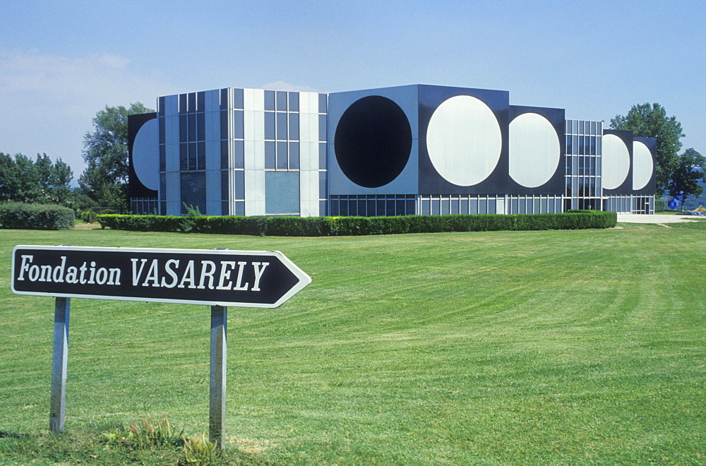 Fondation Vasarely, Victor Vasarely, art museum, Aix-en-Provence, Provence, France, Europe