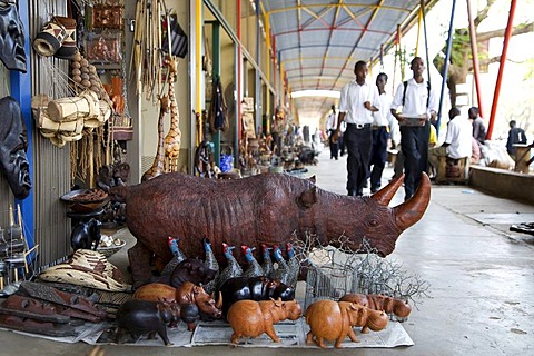 African souvenirs, Livingstone, Southern Province, Republic of Zambia, Africa