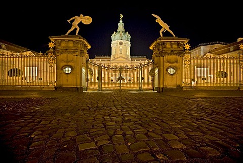 Charlottenburg castle during the Festival of Lights 2008, Berlin, Germany, Europe