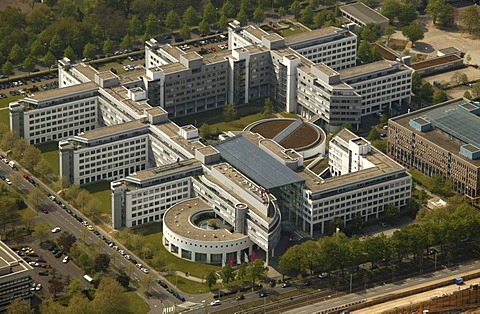 Government quarter, T-Com headquarters, headquarters of the Deutsche Post AG, Bonn, North Rhine-Westphalia, Germany, Europe