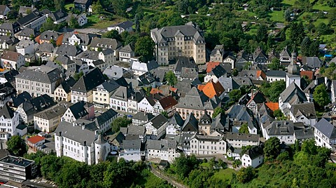 Aerial photo, administrative court Arnsberg, Hochsauerlandkreis, Sauerland, North Rhine-Westphalia, Germany, Europe