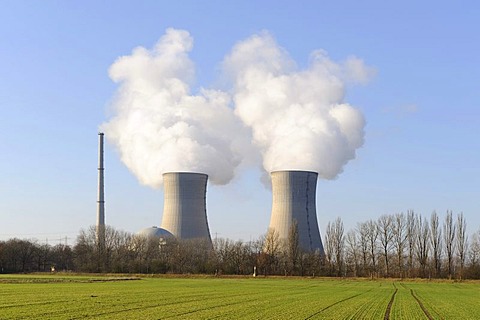 Grafenrheinfeld power plant, Lower Franconia, Bavaria, Germany, Europe