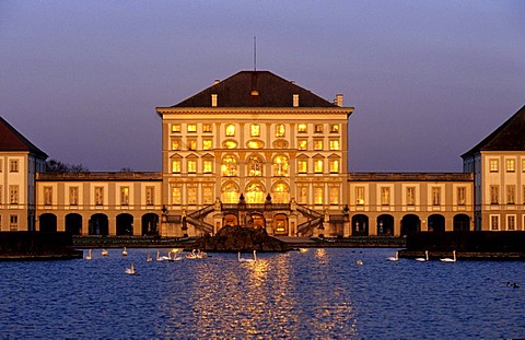 Nymphenburg Castle, Munich, Bavaria, Germany, Europe