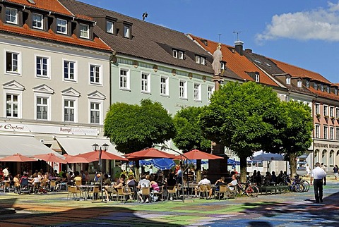 Marienplatz Square, Weilheim, Upper Bavaria, Germany, Europe