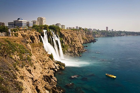 Dueden waterfall in Antalya, Turkey, Asia