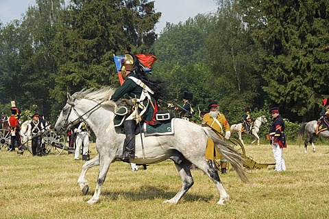 8th Napoleonic bivouac, reproduction of the historical Battle of Waterloo in 1815, Waterloo, Brabant, Belgium