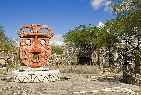 Pachamama Inca museum, creation by Hector Cruz, Amaicha, Calchaqui Valley, Tucuman Province, Argentina North West