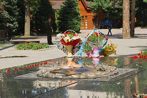 World War II memorial, Panfilov Park, Almaty, Kazakhstan