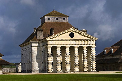 Palais de Directeur, Saline Royale, Royal Saltworks, Arc-et-Senans, Franche-Comte, France, Europe, PublicGround