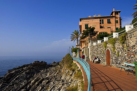 Passeggiata Anita Garibaldi, promenade, Genoa, Liguria, Italy, Europe