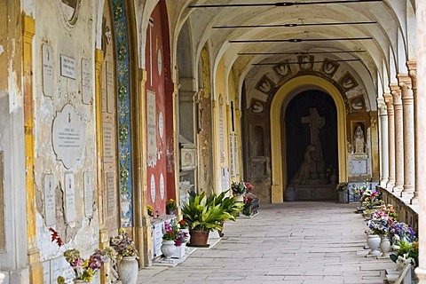 Cimitero Certosa, Carthusian cemetery, Ferrara, Emilia Romagna, Italy, Europe