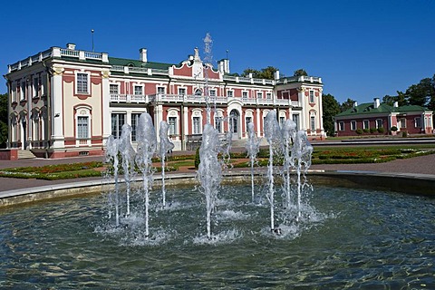 Kadriorg Castle, park and fountain, Katriorg, Tallinn, Estonia, Baltic States