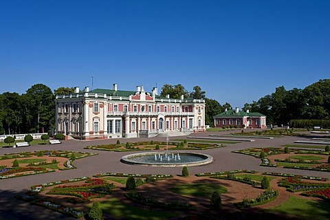 Kadriorg Castle, park and fountain, Katriorg, Tallinn, Estonia, Baltic States, PublicGround