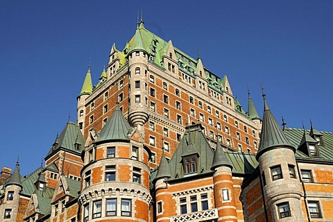 Hotel Fairmont Le Chateau Frontenac, Quebec City, Canada, North America