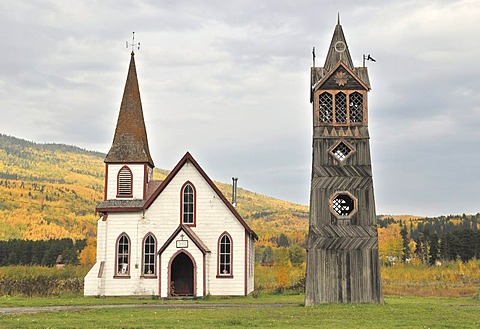 St. Paul's Church, Kitwanga by Highway 16, British Columbia, Canada, North America