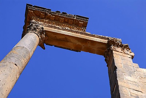 Roman ruins in Bosra, Syria, Middle East, Asia