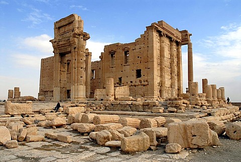 Ruins of the Baal-Temple in Palmyra, Syria, Near East, Asia