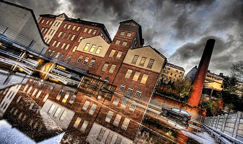 Former industrial building, Wuppertal, North Rhine-Westphalia, Germany, Europe