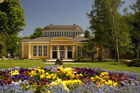 Dvorana GlauberovËch pramen&, Glauber Springs Hall, Frantiskovy Lazn&, Bohemia, Czech Republik, Europe